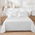 thumbnail image 1 of California Design Den 400 Thread Count 100% Cotton Sateen Twin XL Sheet Set - Antique White, 1 of 11