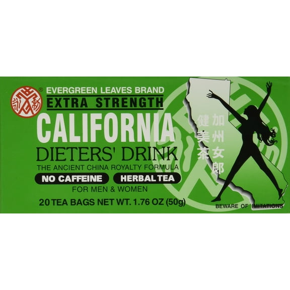California Dieter Drink xtra Strength Tea | 1.76 Ounces | 3 Pack