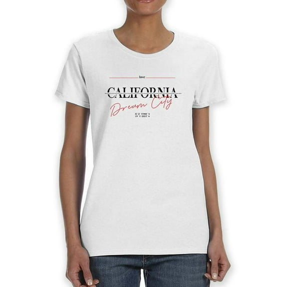 California Dream City T-Shirt Women -Image by Shutterstock, Female x-Large