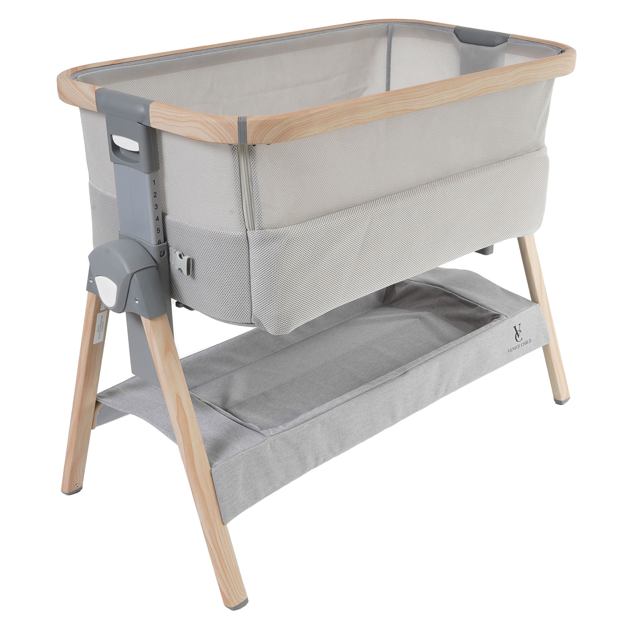 California Dreaming Bedside Gray Wood