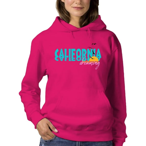 California Dreaming Sunset Hoodie Women -Image by Shutterstock, Female XX-Large