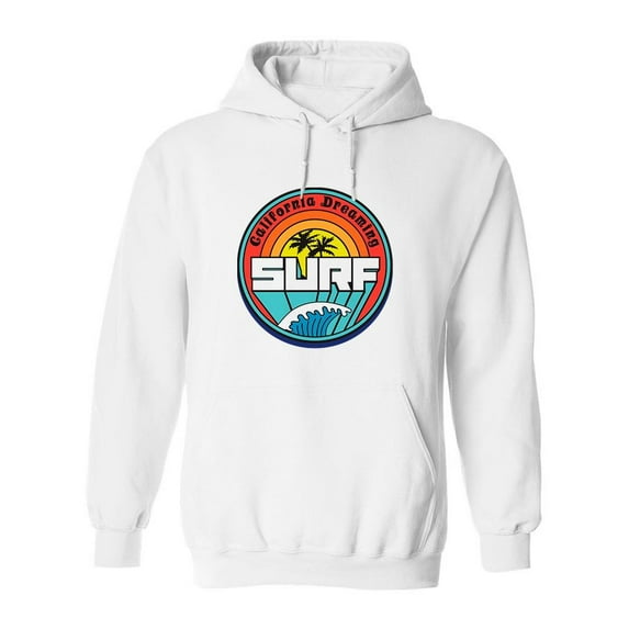 California Dreaming Surf Hoodie Men -Image by Shutterstock, Male x-Large