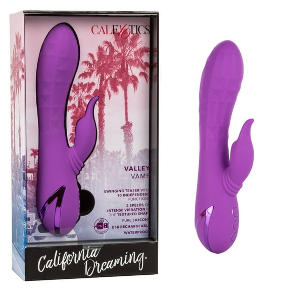 California Dreaming Valley Vamp Luxury 10-Function 3-Speed Swinging Vibrator Massager