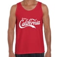 thumbnail image 1 of California Enjoy White USA State Tank Top for Men - S M L XL 2XL California Graphic Tee - Best Patriotic Cali Outfit Tee Top Gift, 1 of 2