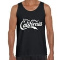 thumbnail image 1 of California Enjoy White USA State Tank Top for Men - S M L XL 2XL California Graphic Tee - Best Patriotic Cali Outfit Tee Top Gift, 1 of 2