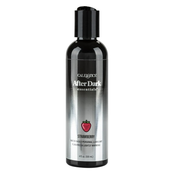 California Exotic Novelties After Dark Essentials Water Based Warming Unisex Personal Lubricant, Strawberry, 4 oz Liquids