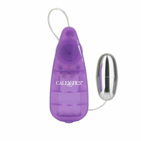 Calexotics Bullet Vibrator, Compact Discreet Stimulator, Multi-Speed, Battery Operated, Adult Personal Massager, Purple
