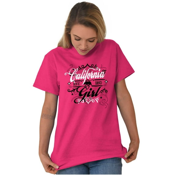 California Fancy Feminine Filagree Women's Graphic T Shirt Tees Brisco Brands L