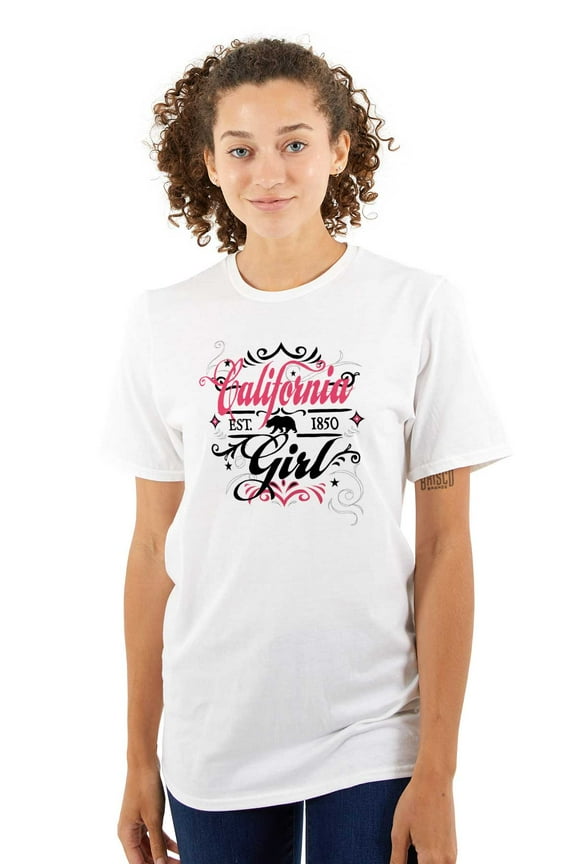 California Fancy Feminine Filagree Women's Graphic T Shirt Tees Brisco Brands S