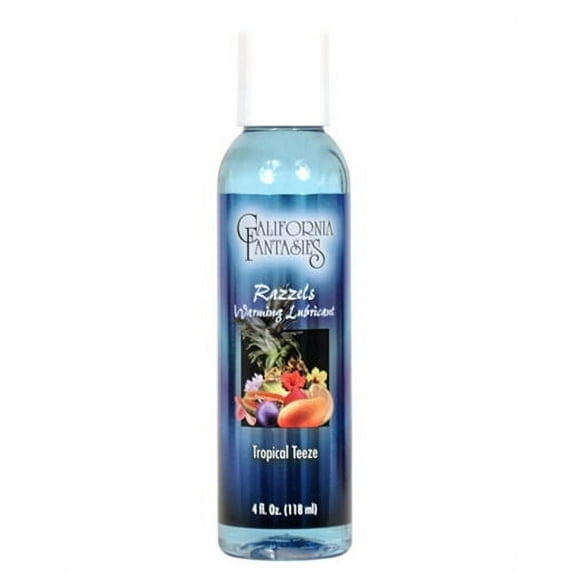 Razzels Warming Lubricant - Tropical Teeze - 4 Oz. Bottle