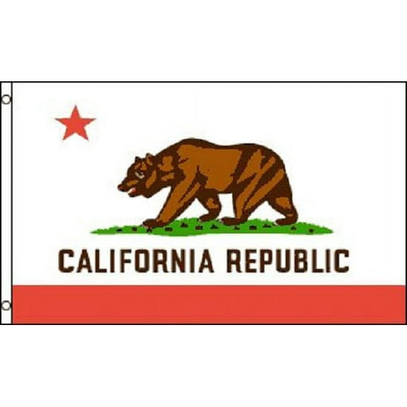 California Flag 2x3ft Poly