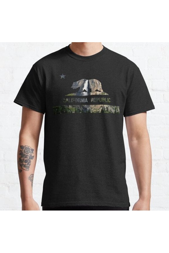 California Flag Yosemite Classic T-shirt