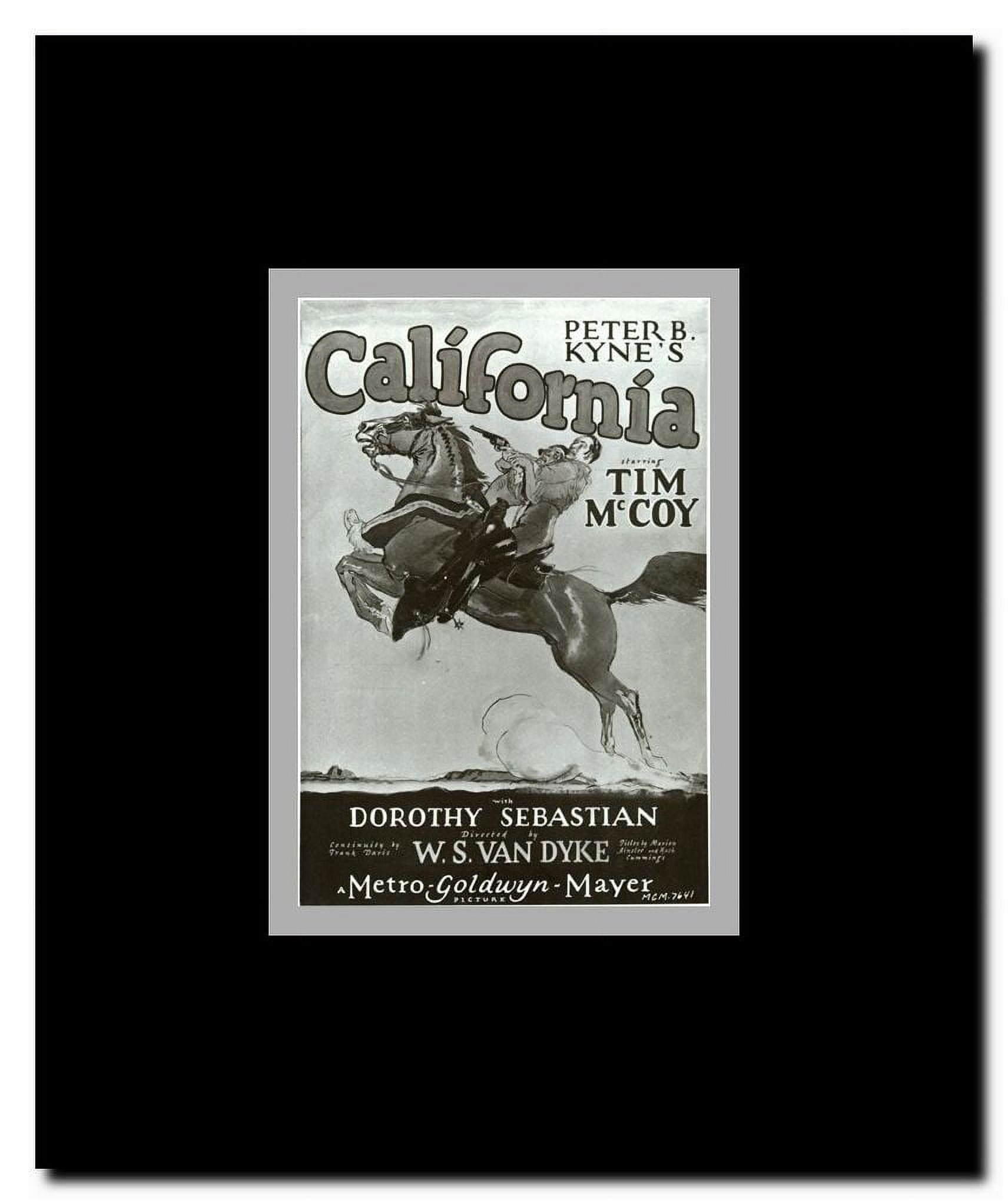 California Framed Movie Poster