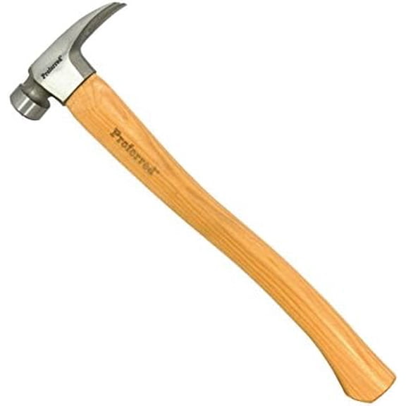 California Framing Hammer, 21 oz. Rip Claw, Milled Face, Hickory Wood Handle, Ergornomic Wood Handle, T49001$$Tools & Hardware Other
