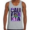 thumbnail image 1 of California Galaxy USA State Tank Top for Men - S M L XL 2XL California Graphic Tee - Best Patriotic Cali Outfit Tee Top Gift, 1 of 2