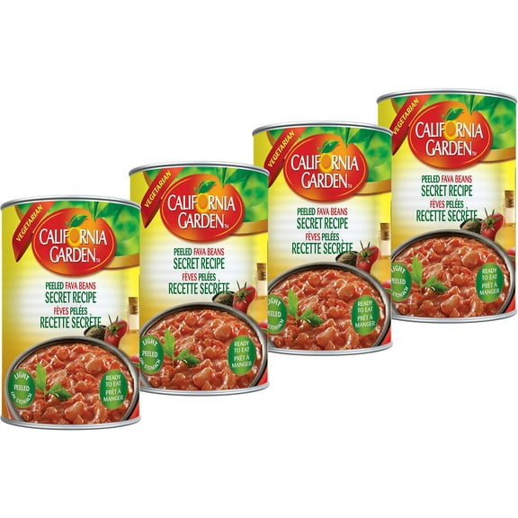 California Garden Peeled Fava Beans Secret KKS1Recipe 450g (4 cans)