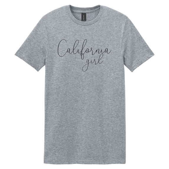 "California Girl Shirt, CA Girl Tee, Gift For Her, Mom Shirt, California Is Home, CA Girl T, State Attire, CA Apparel, California Pride, Heather Stone, LARGE"