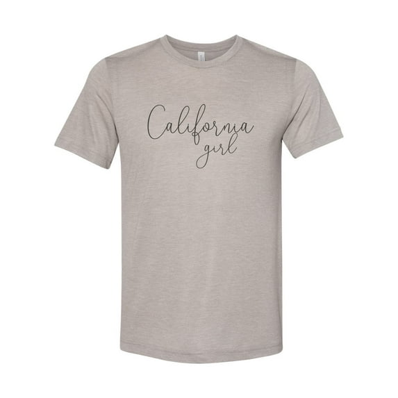 "California Girl Shirt, CA Girl Tee, Gift For Her, Mom Shirt, California Is Home, CA Girl T, State Attire, CA Apparel, California Pride, Heather Stone, LARGE"