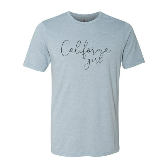 "California Girl Shirt, CA Girl Tee, Gift For Her, Mom Shirt, California Is Home, CA Girl T, State Attire, CA Apparel, California Pride, Stonewash Denim, SMALL"