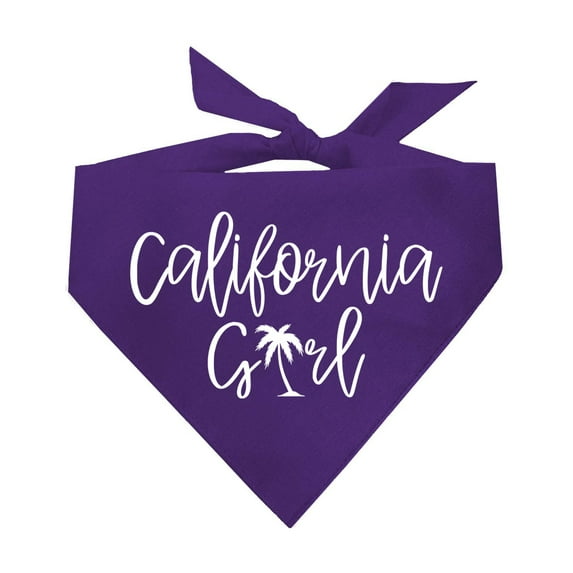 California Girl Triangle Dog Bandana
