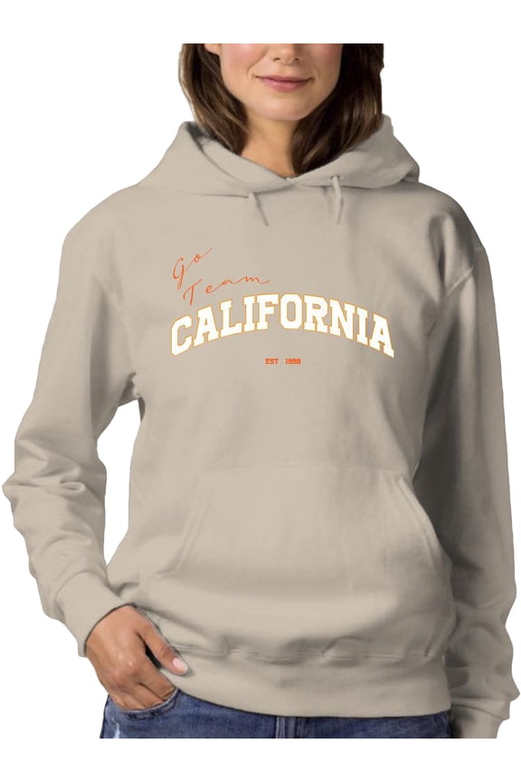 California Go Team! Hoodie Women -Image by Shutterstock, Female Large