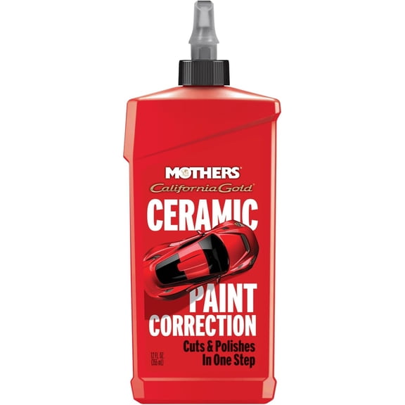 California Gold Ceramic Paint Correction, 12 oz. Cuts, Polishes & Repairs, Preps, Removes Scratches, Swirls, Oxidation, Water Spots, Restores Color, Gloss, Depth & Shine (01712)