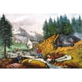 thumbnail image 1 of California: Gold Mining. /Nlithograph By Currier & Ives, 1871. Poster Print by  (24 x 36), 1 of 1