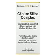 California Gold Nutrition Choline Silica Complex, 2 fl oz (59 ml)