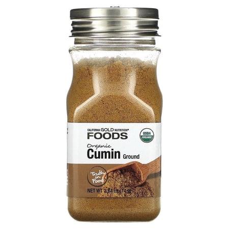 California Gold Nutrition, FOODS - Organic Cumin, 2.64 oz