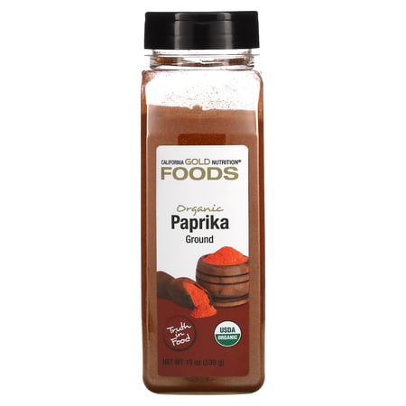 California Gold Nutrition Foods, Organic Paprika, Ground, 19 oz (538 g)