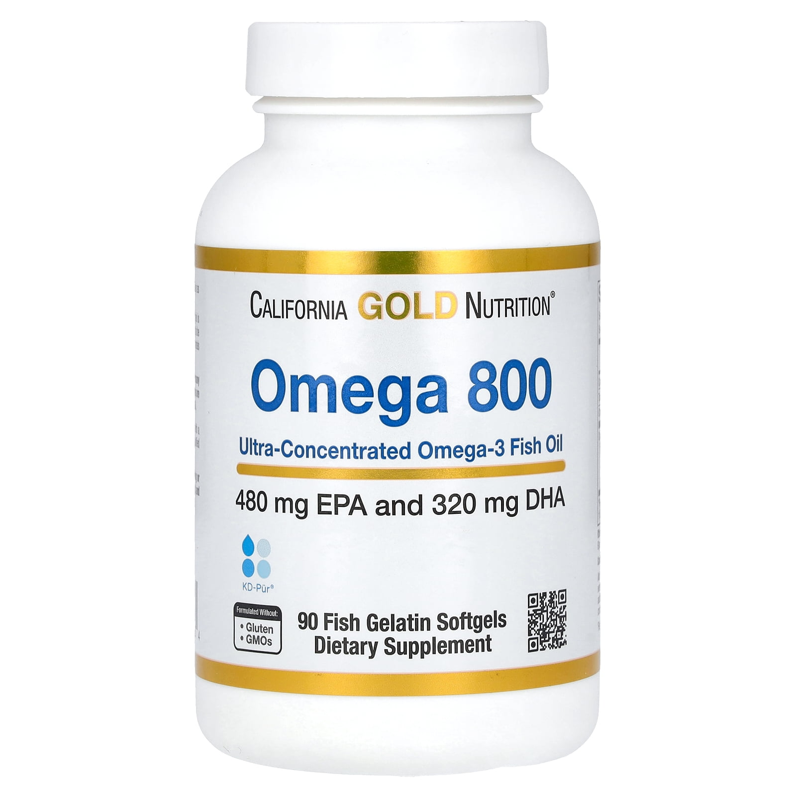 California Gold Nutrition Omega 800 EPA Supplement, Ultra-Concentrated ...
