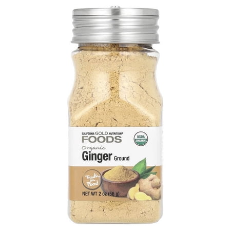 California Gold Nutrition, Organic Ground Ginger, 2 oz Pack of 2