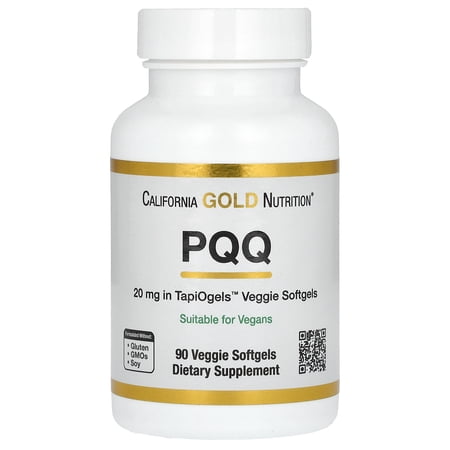 California Gold Nutrition PQQ, 20 mg, 90 Veggie Softgels