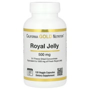 California Gold Nutrition Royal Jelly, 500 mg, 120 Veggie Capsules