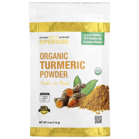 California Gold Nutrition Superfoods, Organic Turmeric Powder, 4 oz (114 g)