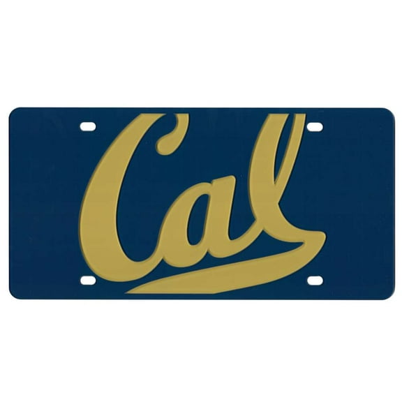 California Golden Bears Full Color Mega Inlay License Plate