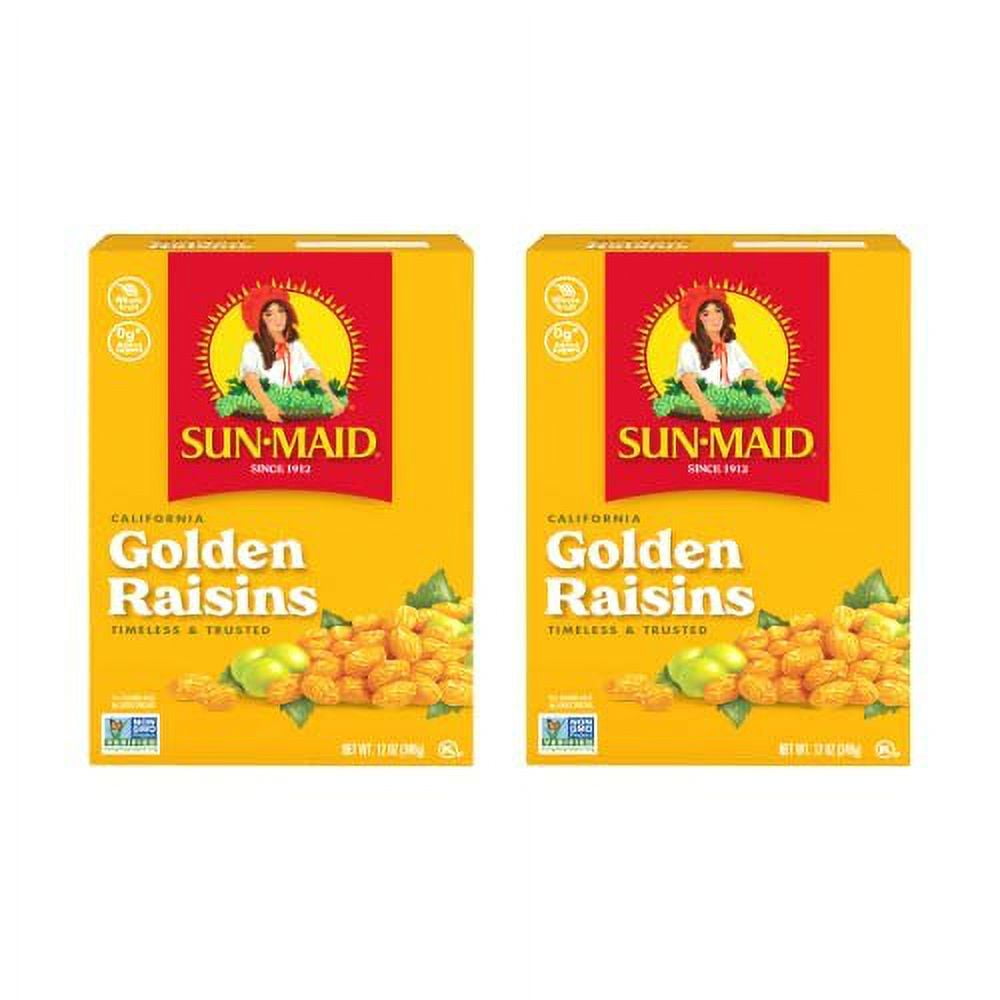 California Golden Raisins, Whole Natural Dried Fruit, No Artificial ...