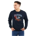 thumbnail image 1 of California Golden State Smurf Vibes Long Sleeve TShirt Men Women Brisco Brands S, 1 of 6