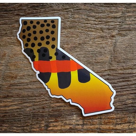 California Golden Trout Skin Sticker Decal