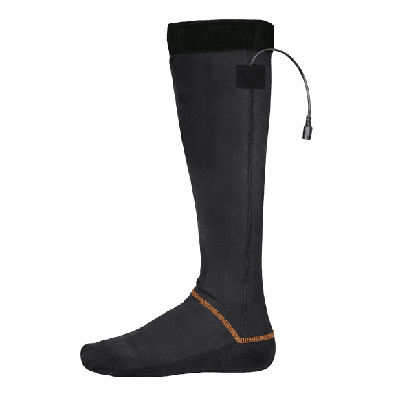 California Heat 12V Mens Heated Socks Liner w/Y-Harness Black LG