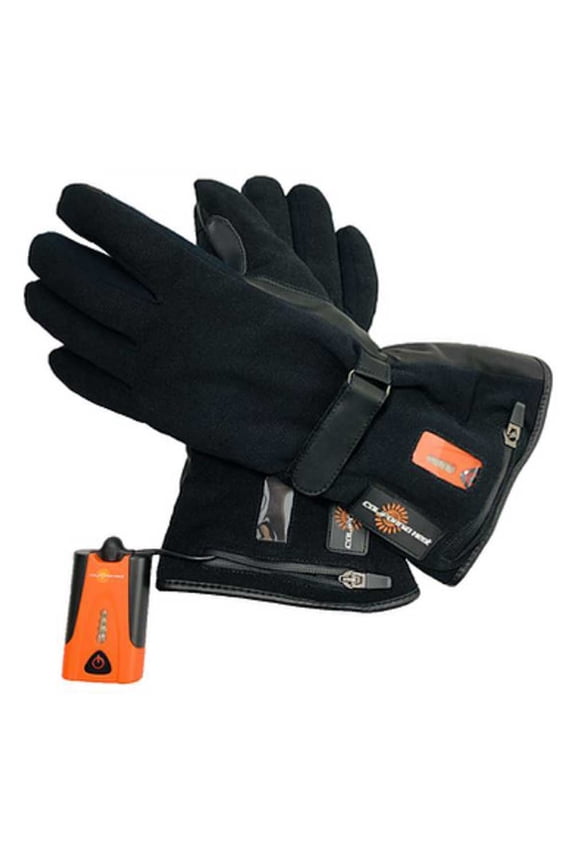 7V ActivFlexx Mens Motorcycle Heated Gloves Black LG