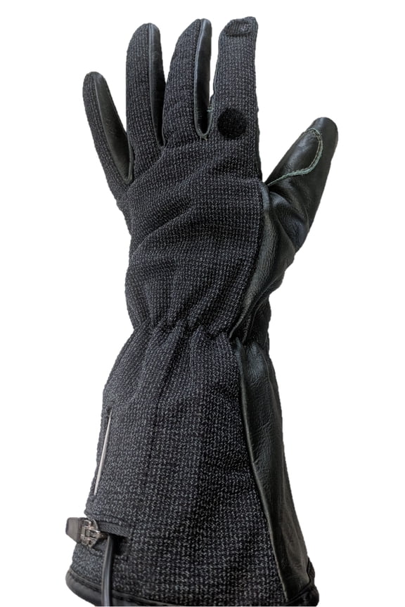 Unisex 7V Outdoor Pro Black Gloves in 2X-Small Size
