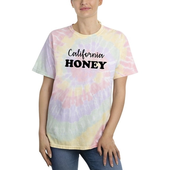 California Honey Tie-Dye Spiral Women -Smartprints Designs, Female Large
