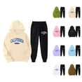 thumbnail image 1 of California Hoodie and Sweatpants Set for Women Fall Winter Hooded Sweatshirt and Jogger 2 Piece Set Women's Tracksuit, 1 of 5
