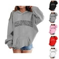 thumbnail image 1 of California Hoodies for Boys Girls Kids Long Sleeve Casual Graphic Hooded Sweatshirt with Pockets Pullover Tops, 1 of 5