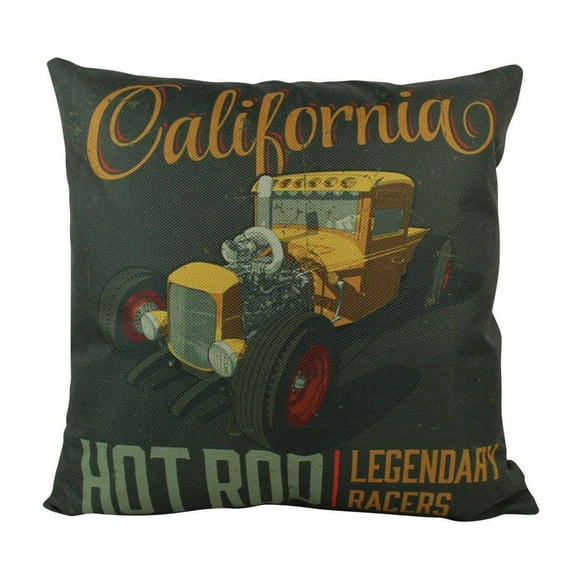 California Hot Rod | Pillow Cover | Gift for Him | Throw Pillow |  Pillow | Dad Gift | Gift ideas | Hot Rod | Room Decor | Classic Car