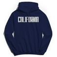 thumbnail image 1 of California Humor Graphic Navy Men's Crewneck Sweatshirt Hoodie, 1 of 1