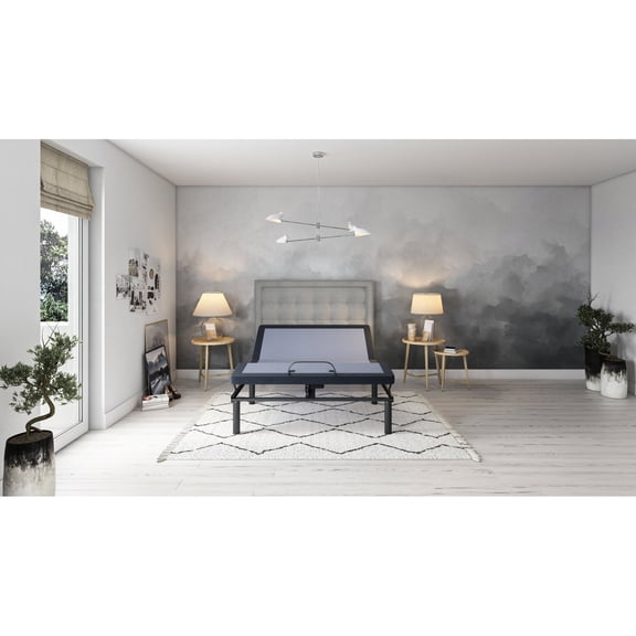 California King Bed Base with 3 Preset Positions / Experience Easy Setup and Center Folding Design