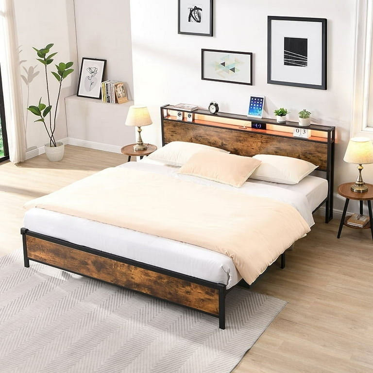 Walmart bed frames california king discount