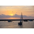 thumbnail image 1 of California  King Harbor  Sailboats at sunset in Redondo Beach. Poster Print, 1 of 2